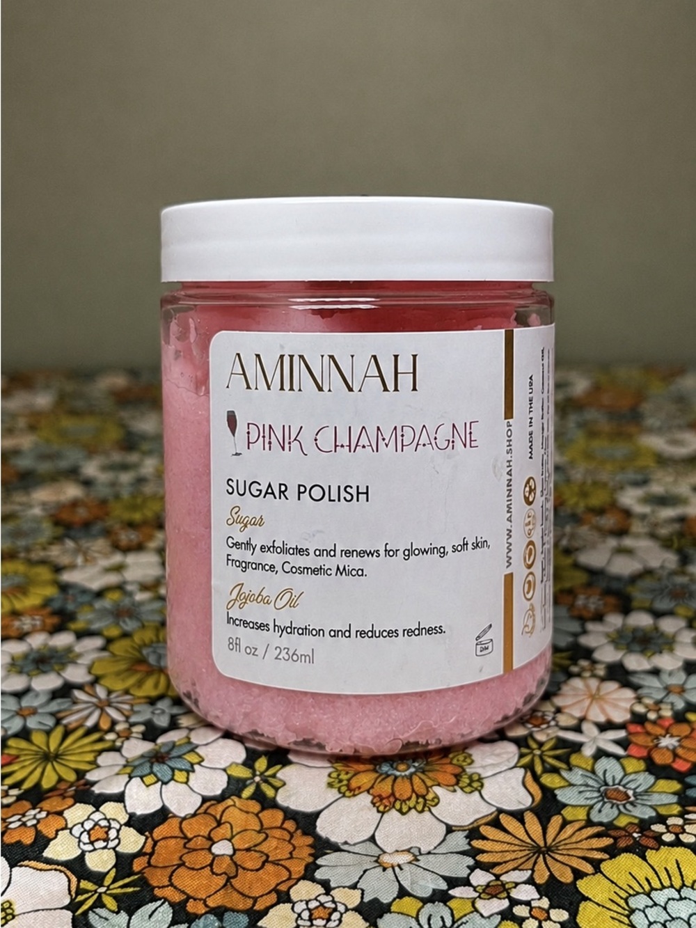 Aminnah Pink Champagne Sugar Polish